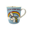 Mug bleu licorne 325ml