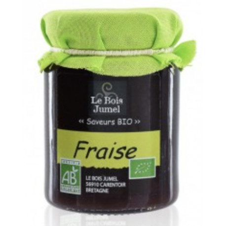 Confiture de fraises bio 250GR